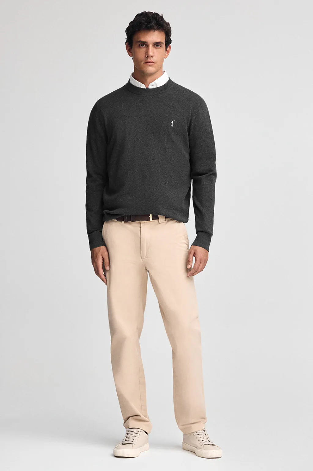 Polo Club Pulls|Packs*Lot de deux pulls en laine mélangée noir et gris foncé chiné pour homme avec broderie Rigby Go Multicolore