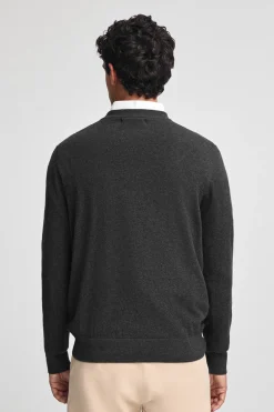 Polo Club Pulls|Packs*Lot de deux pulls en laine mélangée noir et gris foncé chiné pour homme avec broderie Rigby Go Multicolore