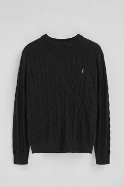 Polo Club Pulls|Packs*Lot de deux pulls en maille tressée en laine mélangée bleu marine et noir pour homme avec broderie Rigby Go Multicolore