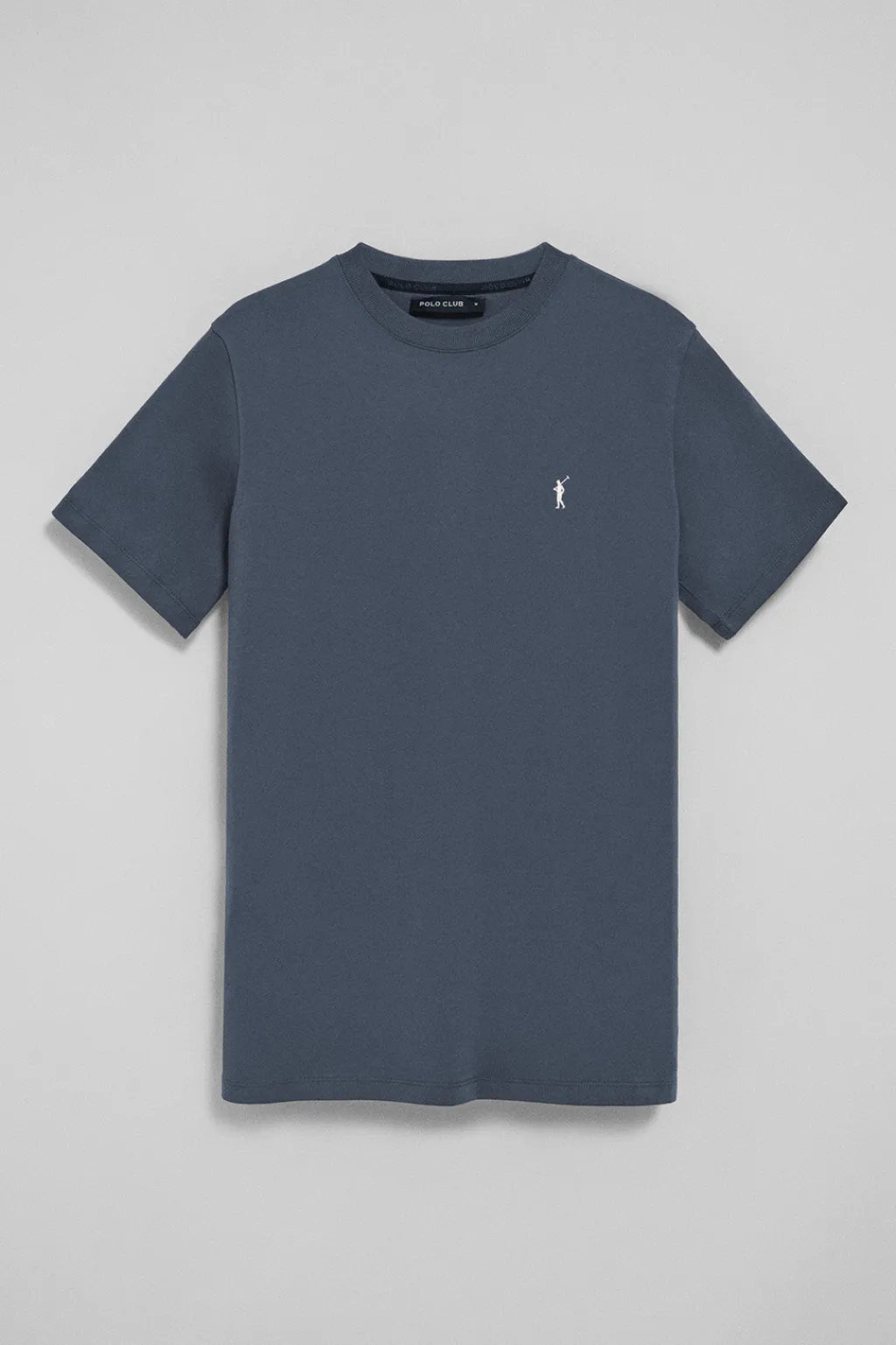 Polo Club T-Shirts|Packs*Lot de deux T-shirts grenat et bleu denim à col ras du cou et logo brodé Rigby Go Multicolore
