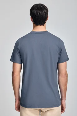Polo Club T-Shirts|Packs*Lot de deux T-shirts grenat et bleu denim à col ras du cou et logo brodé Rigby Go Multicolore