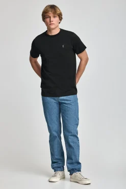 Polo Club Packs|T-Shirts*Lot de deux T-shirts noir et blanc avec col ras du cou et logo brodé Rigby Go Multicolore