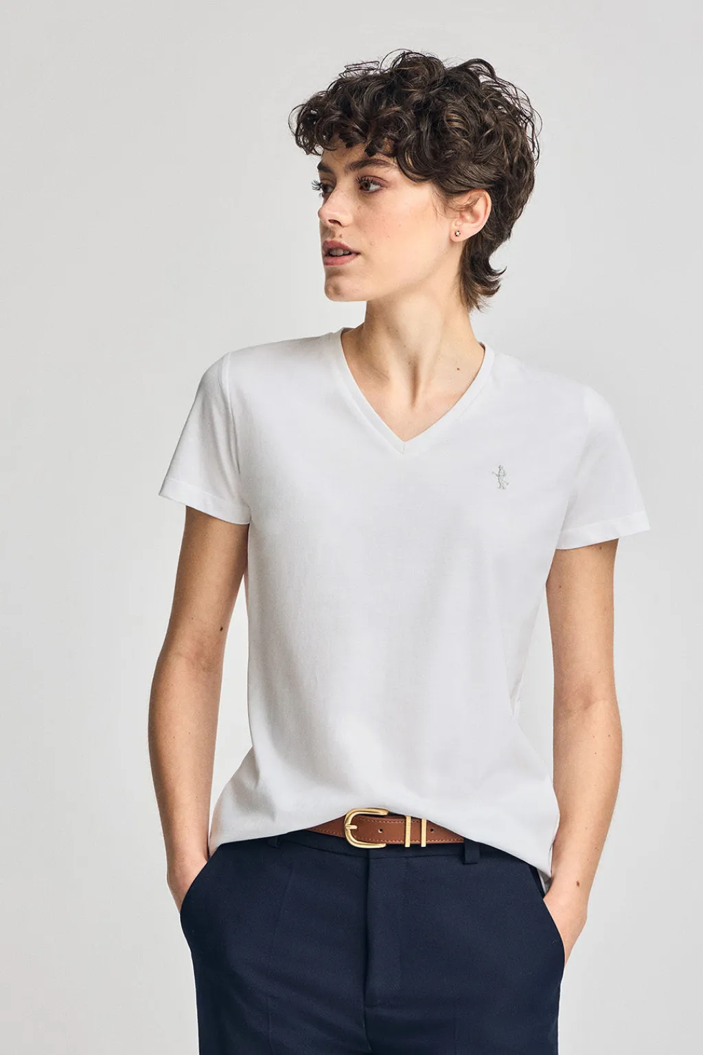 Polo Club Packs|T-Shirts*Lot de deux T-shirts noir et blanc à col en V et broderie Rigby Best Multicolore