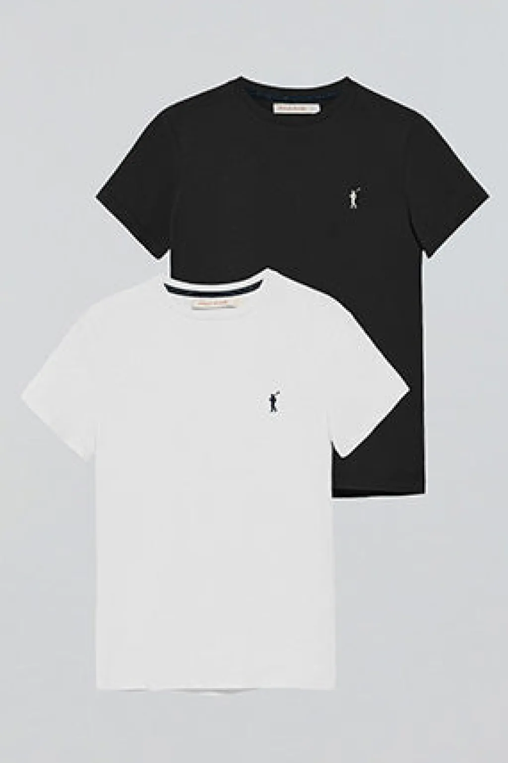 Polo Club Packs|T-Shirts*Lot de deux T-shirts noir et blanc à manches courtes et à logo brodé Rigby Go Multicolore