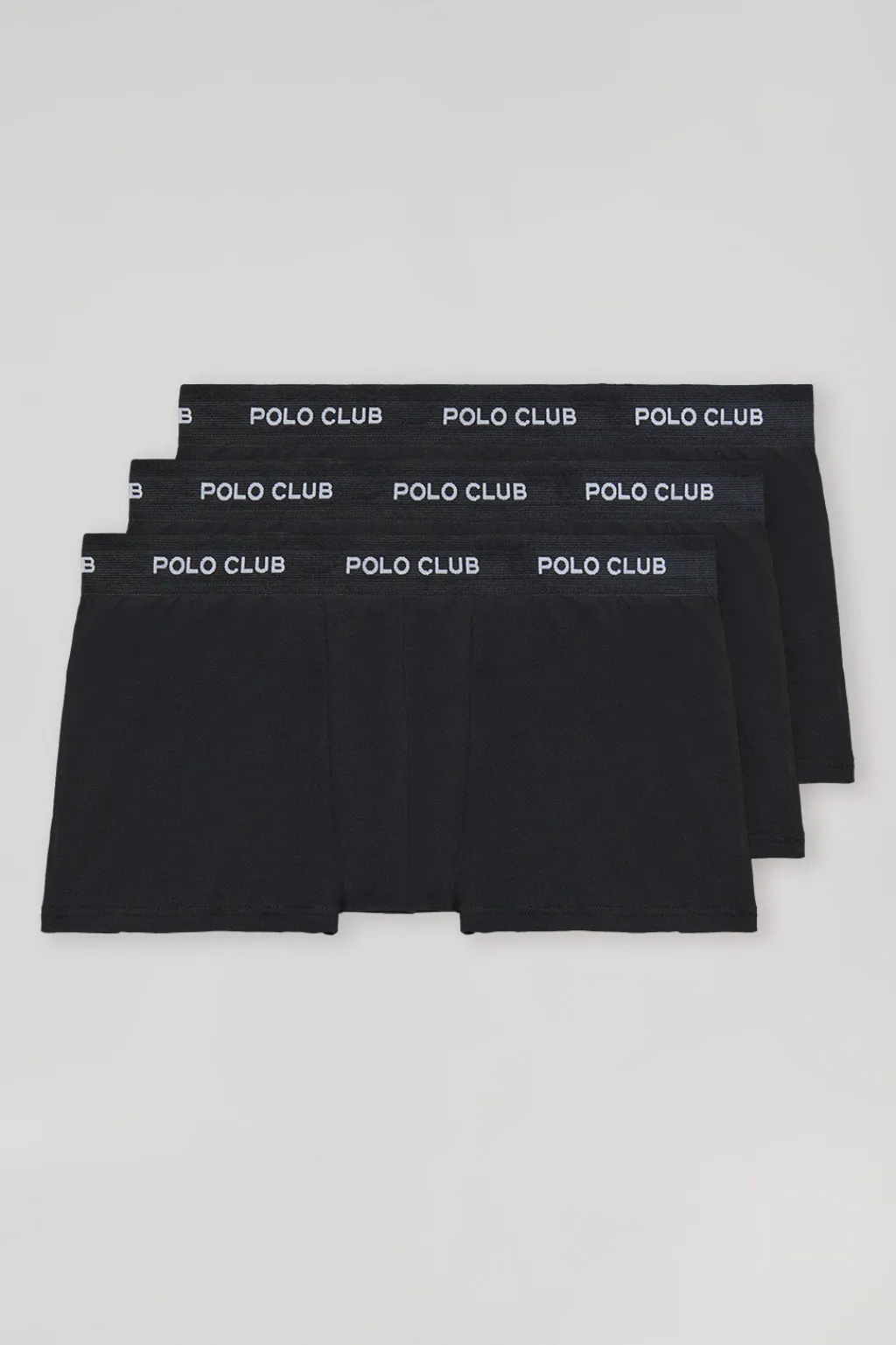 Polo Club Packs*Lot de trois boxers s avec logo Noir