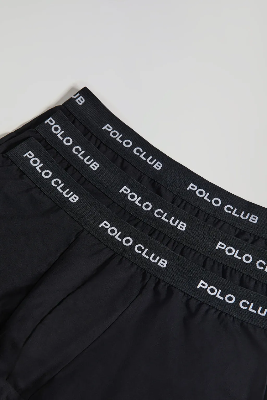 Polo Club Packs*Lot de trois boxers s avec logo Noir