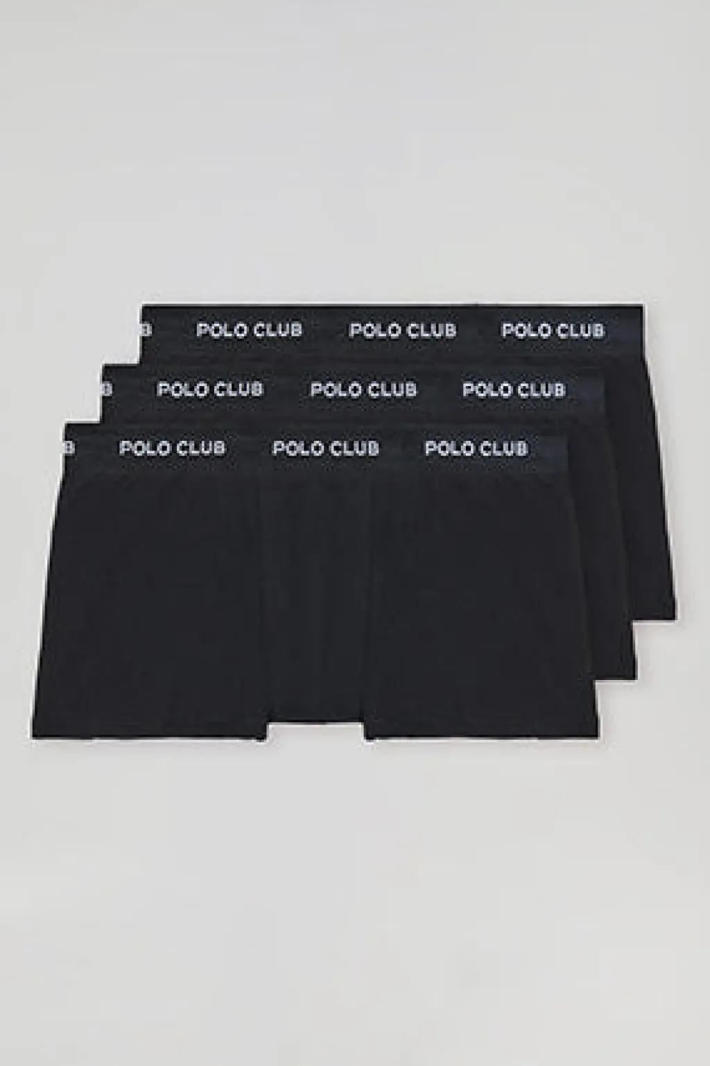 Polo Club Packs*Lot de trois boxers s avec logo Noir