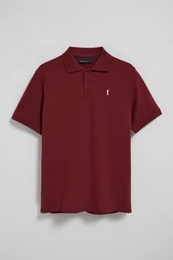 Polo Club Packs|Polos*Lot de trois polos à trois boutons grenat, bleu denim et beige avec logo Rigby Go Multicolore