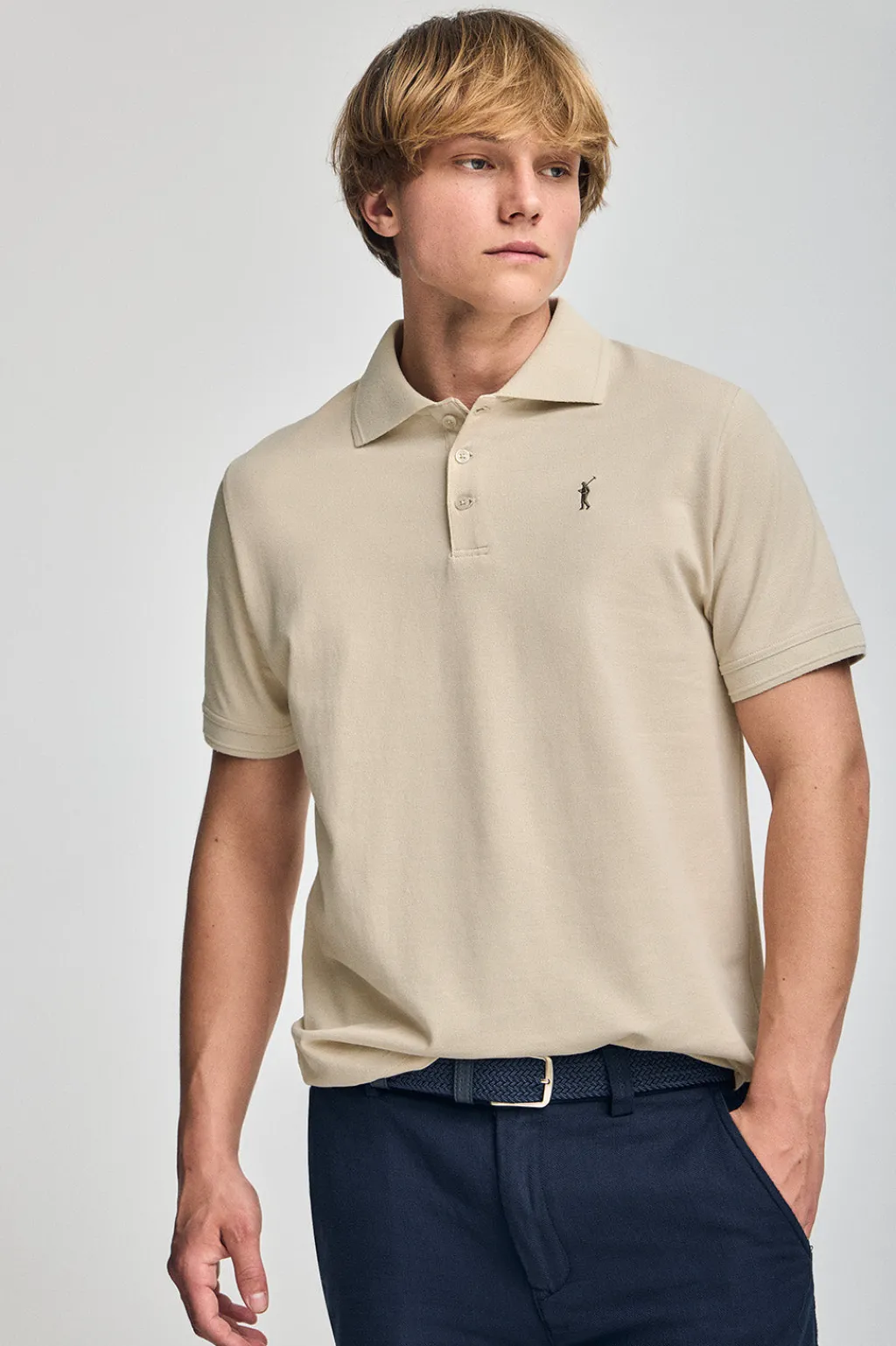 Polo Club Packs|Polos*Lot de trois polos à trois boutons grenat, bleu denim et beige avec logo Rigby Go Multicolore