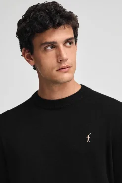 Polo Club Pulls|Packs*Lot de trois pulls en laine mélangée noir, bleu marine et marron chiné pour homme avec broderie Rigby Go Multicolore