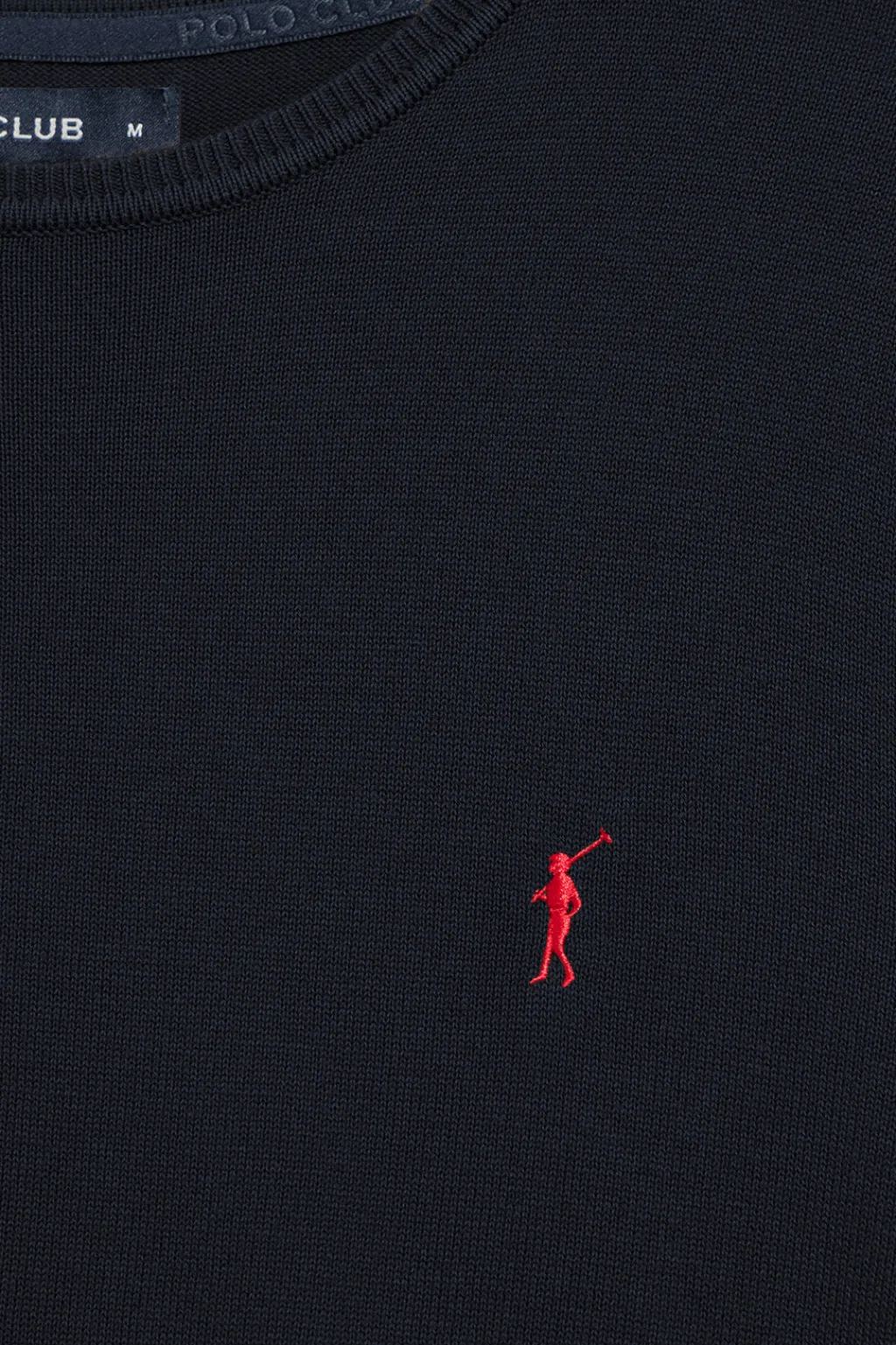 Polo Club Pulls|Packs*Lot de trois T-shirts bleu marine, noir et gris chiné en maille à col ras du cou et Rigby Go brodé Multicolore