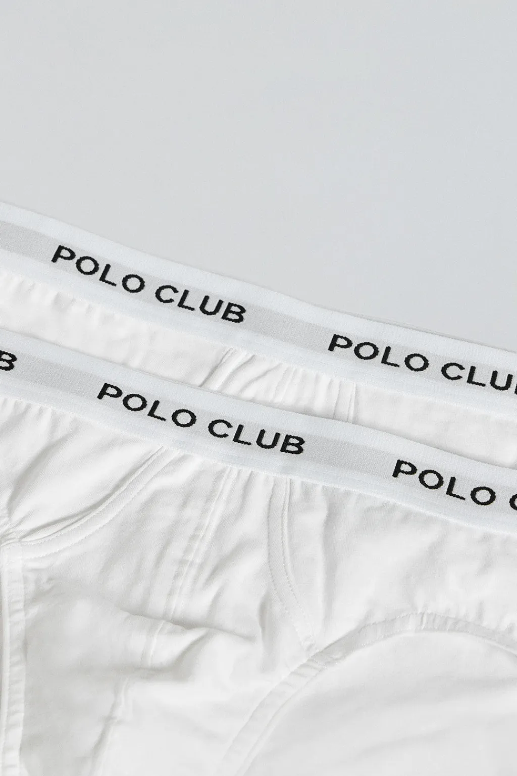 Polo Club Packs*Lots de deux slips s avec détail Blanc