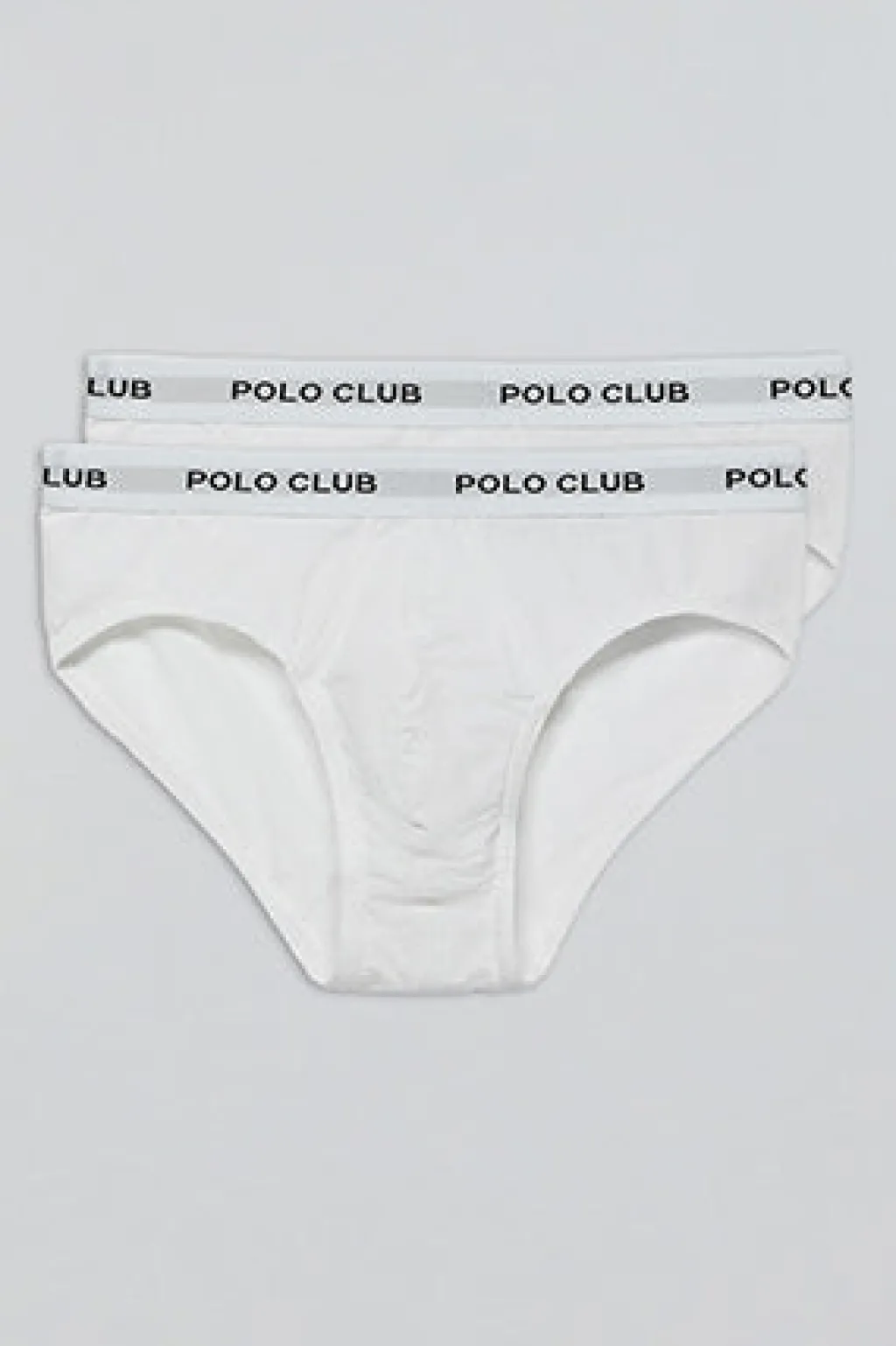 Polo Club Packs*Lots de deux slips s avec détail Blanc