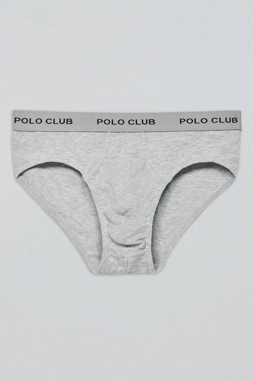 Polo Club Packs*Lots de deux slips noir et gris avec détail Multicolore