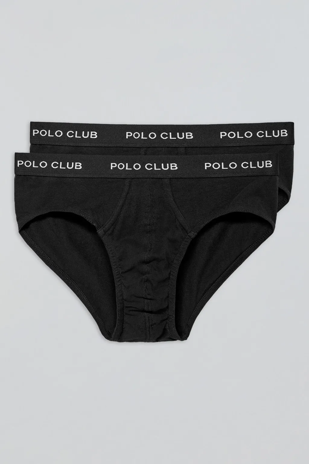 Polo Club Packs*Lots de deux slips s avec détail Noir