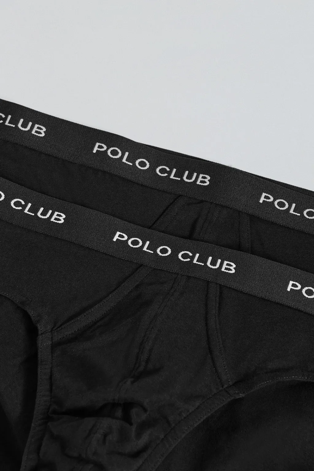 Polo Club Packs*Lots de deux slips s avec détail Noir