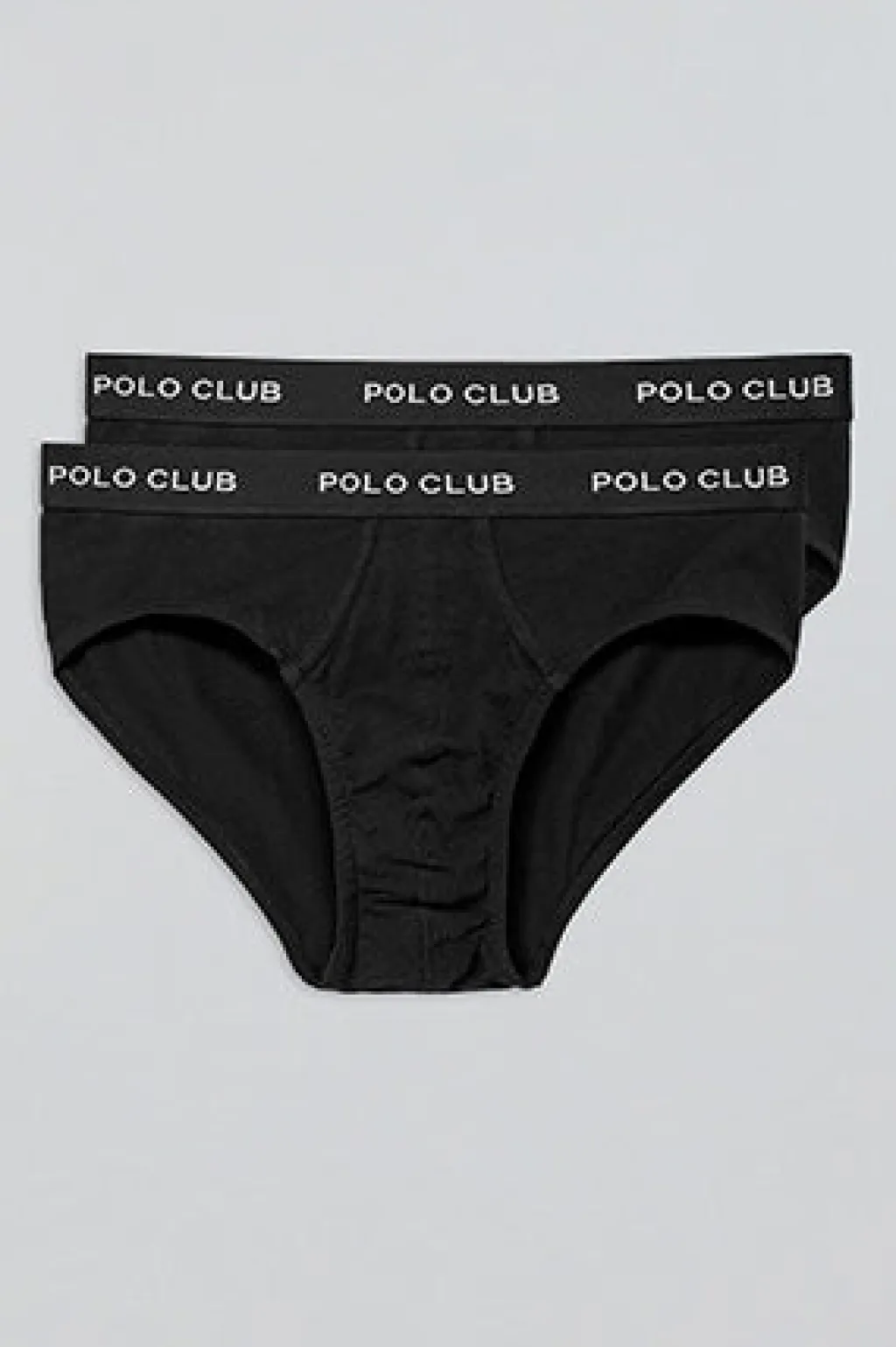 Polo Club Packs*Lots de deux slips s avec détail Noir