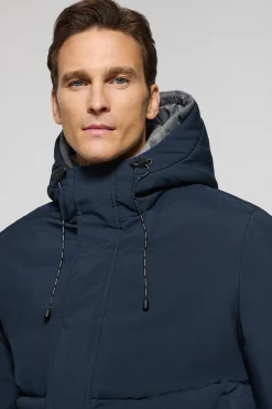 Polo Club Vestes*Manteau Aspen matelassé à capuche fixe et détails Bleu Marine