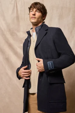 Polo Club Vestes*Manteau Cambridge avec détails Bleu Marine