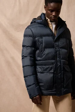 Polo Club Vestes*Manteau Greenwich avec poches et capuche fixe avec détails Bleu Marine