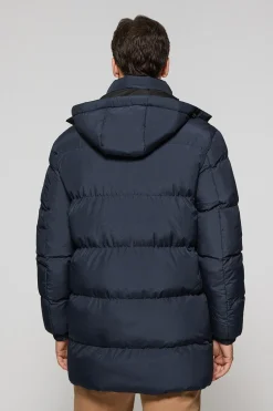 Polo Club Vestes*Manteau Staten à capuche amovible et détails Bleu Marine