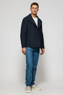 Polo Club Vestes*Manteau caban Manhattan avec détails Bleu Marine