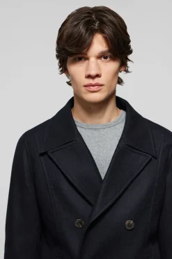 Polo Club Vestes*Manteau caban Calum avec détails Bleu Marine
