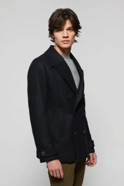Polo Club Vestes*Manteau caban Calum avec détails Bleu Marine