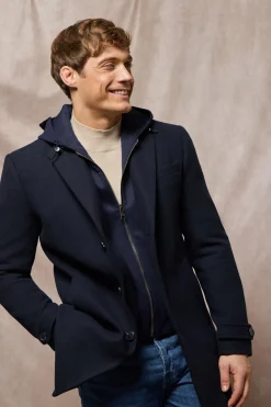 Polo Club Vestes*Manteau Claude avec détails Bleu Marine
