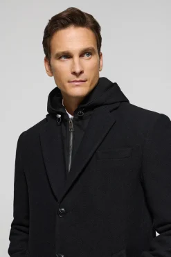 Polo Club Vestes*Manteau Claude avec détails Noir