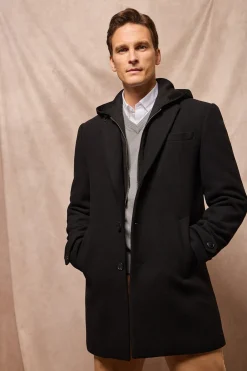 Polo Club Vestes*Manteau Claude avec détails Noir