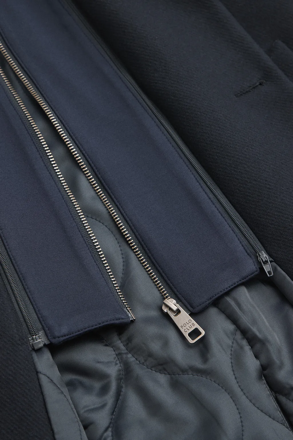 Polo Club Vestes*Manteau Clement avec logo Bleu Marine