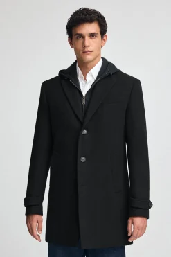 Polo Club Vestes*Manteau Clement avec logo Noir