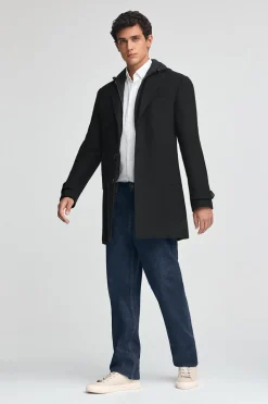 Polo Club Vestes*Manteau Clement avec logo Noir