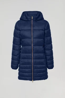 Polo Club Vestes*Manteau Corinne ultralight avec capuche et logo Bleu Marine