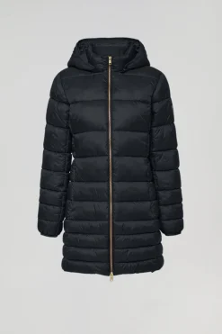 Polo Club Vestes*Manteau Corinne ultralight avec capuche et logo Noir