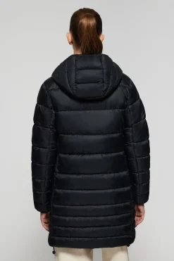 Polo Club Vestes*Manteau Corinne ultralight avec capuche et logo Noir