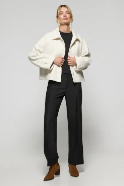Polo Club Vestes*Manteau court Lita boutonné avec détails Beige