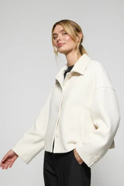Polo Club Vestes*Manteau court Lita boutonné avec détails Beige
