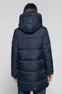 Polo Club Vestes*Manteau Gracia bleu réversible avec capuche fixe et détails Bleu Marine