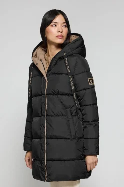 Polo Club Vestes*Manteau Gracia réversible avec capuche fixe et détails Noir