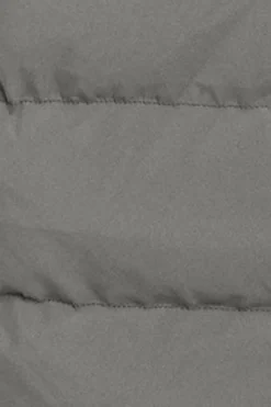 Polo Club Vestes*Manteau gris bitume Aspen matelassé à capuche fixe et détails Asphalte