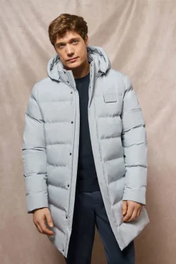 Polo Club Vestes*Manteau gris Courchevel avec capuche amovible et détails Gris clair