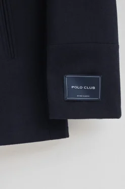 Polo Club Vestes*Manteau Hanken avec logo Bleu Marine