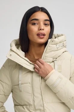 Polo Club Vestes*Manteau Iris Coat écru avec logo Beige