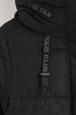 Polo Club Vestes*Manteau Iris Coat avec logo Noir
