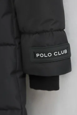 Polo Club Vestes*Manteau Iris Coat avec logo Noir