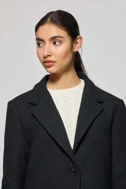 Polo Club Vestes*Manteau Kate boutonné avec écusson Noir