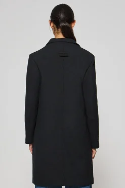 Polo Club Vestes*Manteau Kate boutonné avec écusson Noir