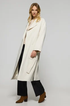 Polo Club Vestes*Manteau long Carrie en drap et détails Beige